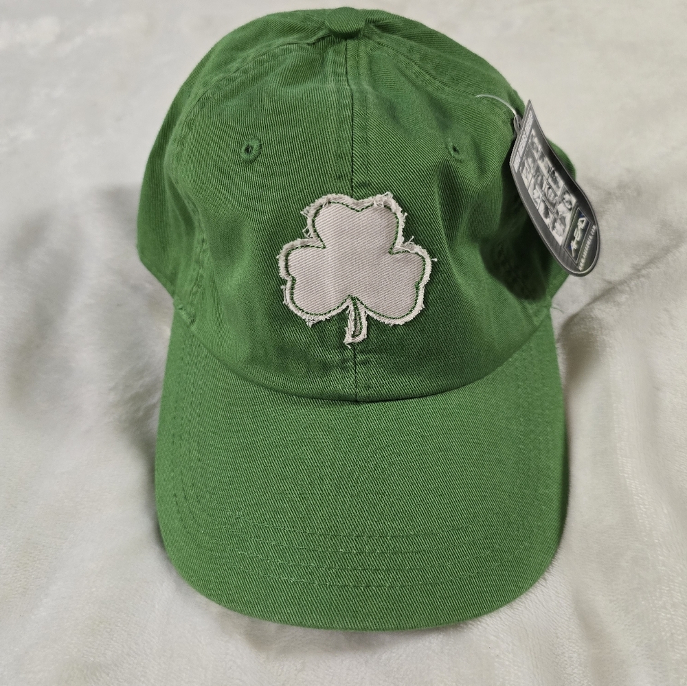 Irish four-leaf clover hat, new with tags